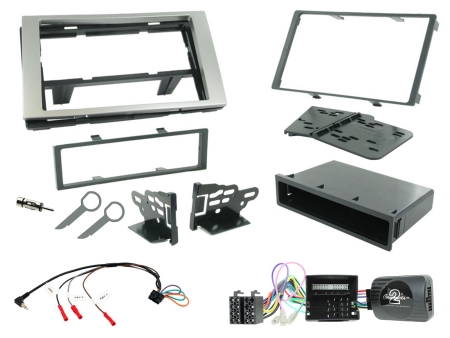 Installationskit Ford, Silver dubbel-din i gruppen Billjud / Vad passar i min bil / Ford / Transit Connect / Transit Connect 2002-2013 hos BRL Electronics (701CTKFD22)