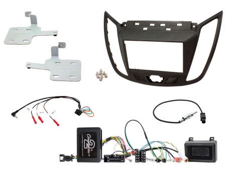 Installationskit Ford C-Max 2011> Mörkgrå i gruppen Billyd / Hva passer i min bil  / Ford / C-Max / C-Max 2010- hos BRL Electronics (701CTKFD34)