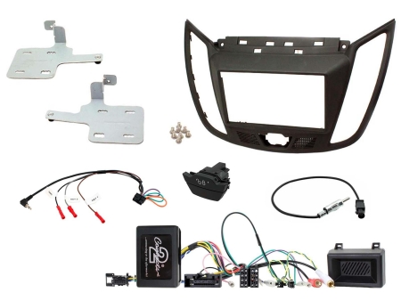 Installationskit Ford C-Max 2011> Mörkgrå, dörrknapp i gruppen Billyd / Hva passer i min bil  / Ford / C-Max / C-Max 2010- hos BRL Electronics (701CTKFD34C)