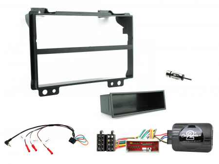 Installationskit för bilstereo till Ford Fiesta 2002-2005 i svart.