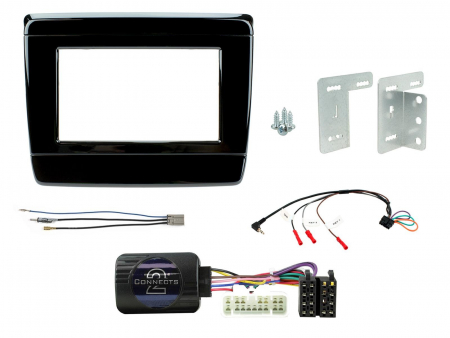 Installationskit för radio med fästen och anslutningar för Isuzu D-Max 2020 och framåt.