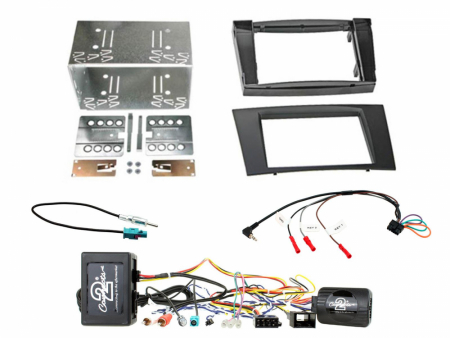 Installationskit för dubbeldin till Mercedes E-Klass/CLK i gruppen Billjud / Vad passar i min bil / Mercedes / E-klass / E-klass 2002-2009 W211 hos BRL Electronics (701CTKMB23)