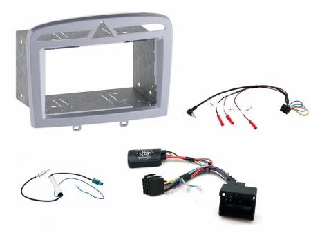 Installationskit Peugeot 308 06> Silver i gruppen Billjud / Vad passar i min bil / Peugeot / Peugeot 308 / Peugeot 308 2007-2013 hos BRL Electronics (701CTKPE06)