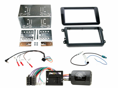 Installationskit Skoda Fabia 07-14, dubbel-din i gruppen Billjud / Vad passar i min bil / Skoda / Skoda Fabia / Skoda Fabia 2007-2014 hos BRL Electronics (701CTKSK01)