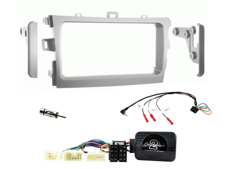 Installationskit Toyota Corolla 2009> Silver i gruppen Billjud / Vad passar i min bil / Toyota / Corolla / Corolla 2006-2012 hos BRL Electronics (701CTKTY03)