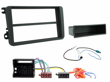 Installationskit Volkswagen Enkel-din (Ej Can-bus) i gruppen Billjud / Vad passar i min bil / Volkswagen / Golf / Golf Mk5 2004-2009 / Byta stereo Golf Mk5 2004-2009 hos BRL (701CTKVW01ISO)