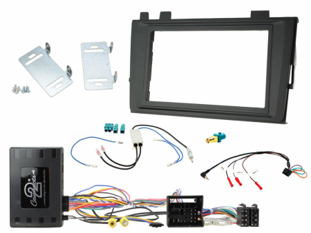 Installationskit 2-DIN Volkswagen T6.1 2020-2022 i gruppen Billjud / Vad passar i min bil / Volkswagen / Transporter / Transporter T6.1 2020-2024 / Byta stereo Transporter T6.1 2020-2024 hos BRL Electronics (701CTKVW47)