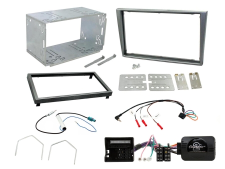 Installationskit Opel, Quadlock, Silver i gruppen Billjud / Vad passar i min bil / Opel / Zafira / Zafira 2005- hos BRL Electronics (701CTKVX09)