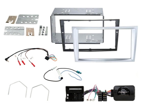 Installationskit Opel Astra/Corsa 04-10, Krom-metallic i gruppen Billyd / Hva passer i min bil  / Opel / Corsa / Corsa 2011-2014 hos BRL Electronics (701CTKVX10)