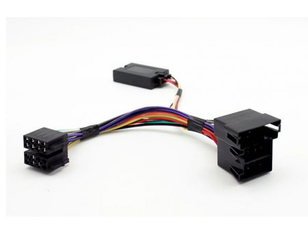 Rattstyrningskablage med flera kontakter för i30 Mini-ISO-navigering.