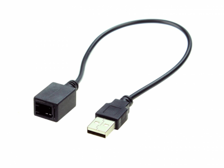 USB-adapterkabel för Subaru, anslutning från USB till enhet.
