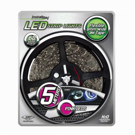 METRA LED-Stripe Rosa ljus 5m, 12 volt
