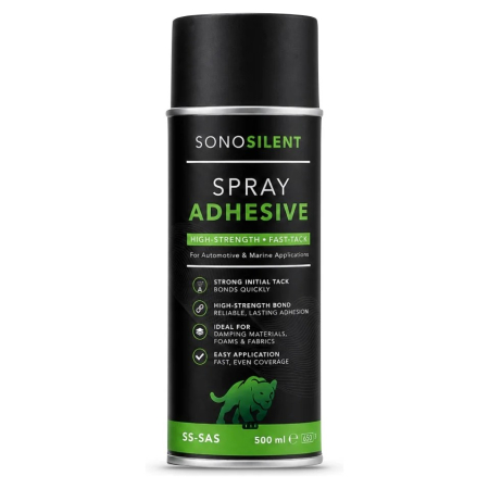 SONO Silent SS-SAS spraylim, 500ml i gruppen Billjud / Tillbehör / Byggmaterial / Mattor & högtalartyg hos BRL (708SSSAS)
