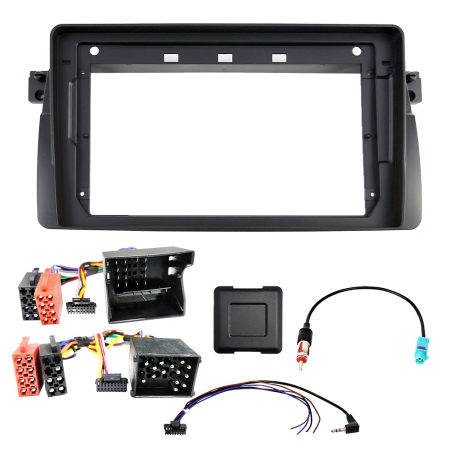 Auto-Connect Installationskit för 9-tums bilstereo, BMW 3-serie E46 1998-2007 i gruppen Billjud / Vad passar i min bil / BMW / BMW 3 serie / BMW E46 1999-2006 / Byta stereo BMW E46 1999-2006 hos BRL (720F9BM4)