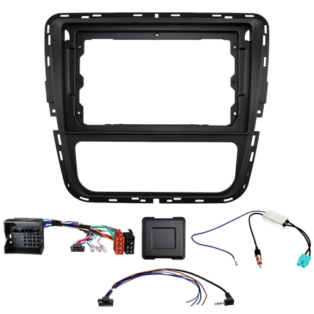 Auto-Connect Installationskit för 9-tums bilstereo, Volkswagen Passat B7 2011-2015, manuell AC i gruppen Billjud / Vad passar i min bil / Volkswagen / Passat / Passat B7 2010-2015 / Byta stereo Passat B7 2010-2015 hos BRL (720F9VW6)