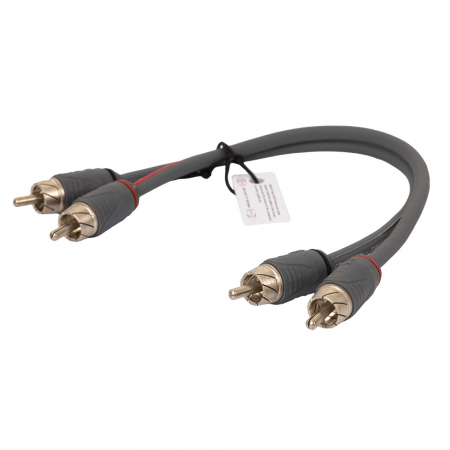 Auto-Connect tvinnad lågnivåkabel 0.25 meter, Level 2 i gruppen Billjud / Kablar / Lågnivåkabel hos BRL (720L2RCA025TB)