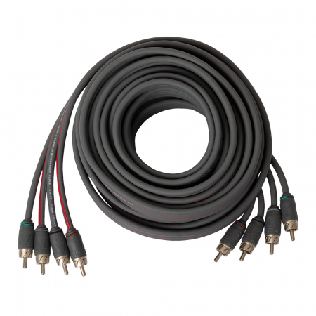 Auto-Connect tvinnad 4-kanals lågnivåkabel 5.5 meter, Level 2 i gruppen Billjud / Kablar / Lågnivåkabel hos BRL (720L2RCA554TB)