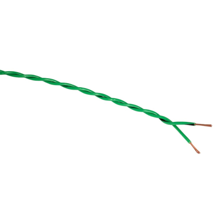 Auto-Connect Tvinnad OFC-högtalarkabel 2x0.5 mm², grön löpmeter i gruppen Billjud / Kablar / Högtalarkabel hos BRL (720L2SCT205IGN)