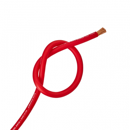 Auto-Connect röd strömkabel OFC 21.6mm², metervara i gruppen Billjud / Kablar / Strömkabel hos BRL (720PC21OFCR)