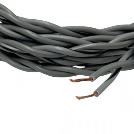 Auto-Connect tvinnad högtalarkabel 2x1.0mm² grå, lösmeter i gruppen Billjud / Kablar / Högtalarkabel hos BRL Electronics (720SCTGR210L2)