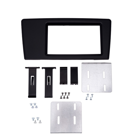 Monteringsram 2-DIN till Volvo V70/S60 2000-2004, svart i gruppen Billjud / Vad passar i min bil / Volvo / Volvo XC70 / Volvo XC70 2000-2004 / Byta stereo XC70 2000-2004 hos BRL (720VO02FP2DINB)