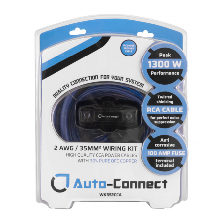 Auto-Connect 30/70 CCA kabelkit, 35mm² för ljudsystem med hög prestanda.