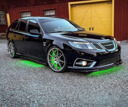 Lightz 2x36” & 2x46” LED-exteriörbelysning, röd färg