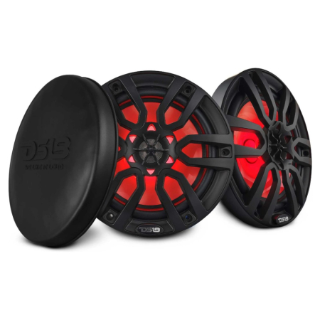 DS18 NXL-8/BK, svarta 8 tums marinhögtalare med LED, par i gruppen Nyheter hos BRL (803NXL8BK)