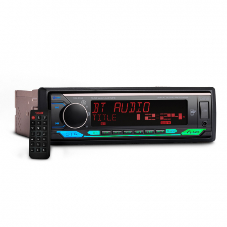 DS18 SDX-200, High Power-bilstereo med 4x60W RMS och inbyggd DSP, returexemplar i gruppen Billjud / Bilstereo / Enkeldin hos BRL (803SDXP200B1)