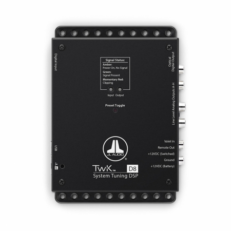 JL Audio TwK-D8, 8-kanalig DSP (digital ingång) i gruppen Billjud / Slutsteg / Ljudprocessorer hos BRL (807TWKD8)