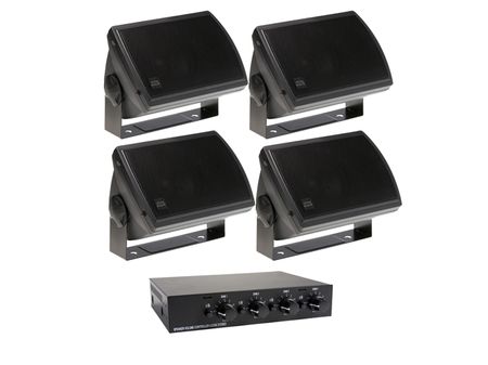Utomhushögtalare och högtalarväxel 55BIT i gruppen Paketlösningar / Paket för hemmet / Multiroompaket hos BRL (810HOGTALARPKT1)