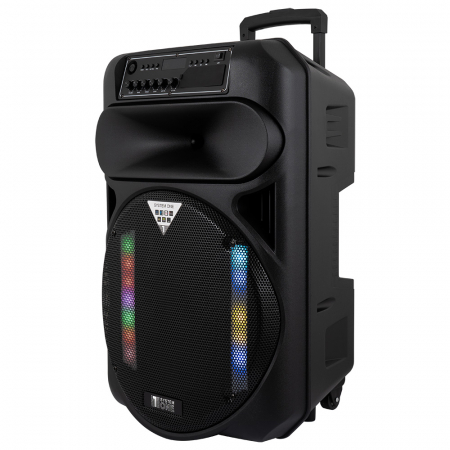 System One PartyBox 15 partyhögtalare med mikrofon och bluetooth i gruppen Hemmaljud / Högtalare / Partyhögtalare hos BRL (815PB15B)