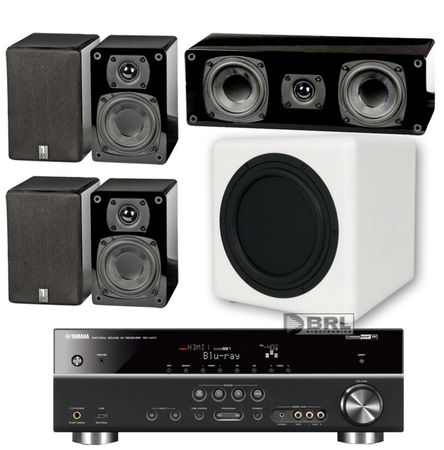 Yamaha RX-V471 + System One + Eltax Hembiopaket i gruppen Paketlösningar / Paket för hemmet / Hemmabio & Hemmabiopaket hos BRL (815Q4PKT5)