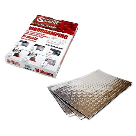 Silent Coat Multilayer Extra 4mm 20 ark i gruppen Billjud / Tillbehör / Dämpmaterial hos BRL Electronics (825SCMLEX18)