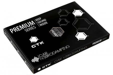 CTK Premium dämpmatta 1.8mm 16 ark - 2,96Kvm i gruppen Billjud / Tillbehör / Dämpmaterial hos BRL (827PREM18)