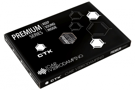 CTK Premium dämpmatta 2.2mm 15 ark - 2,7Kvm i gruppen Billjud / Tillbehör / Dämpmaterial  hos BRL Electronics (827PREM22)