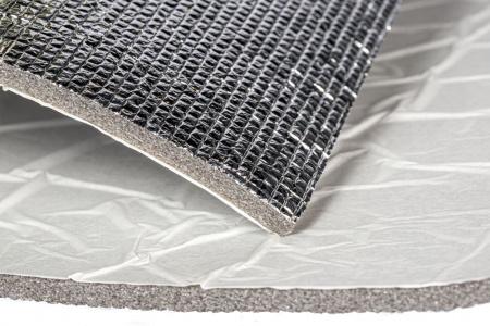 Vibrofiltr PPE ECO Foil 8 mm, lösa ark, ljud-och värmeisolerande matta i gruppen Billyd / Tilbehør / Dempemateriale hos BRL Electronics (828PPEECO8FARK)