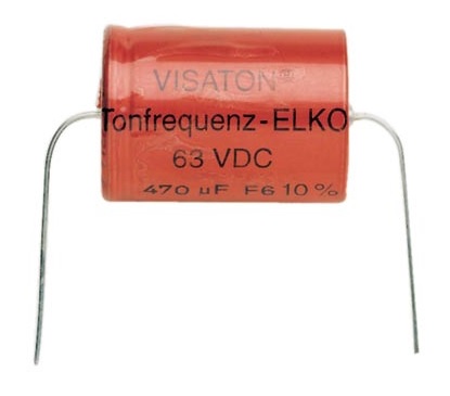 Visaton Kondensator 150UF/63VAC i gruppen Lyd til hjemmet / Tilbehør / Komponenter hos BRL Electronics (8305390)