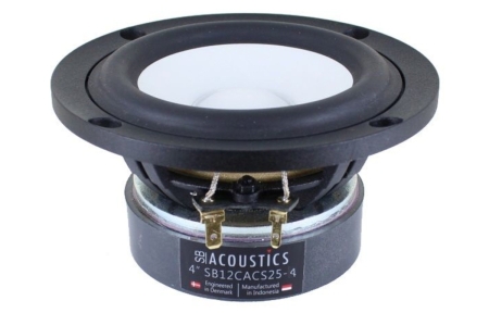 SB Acoustics SB12CACS25-4, 4 tums bas/mellanregister i gruppen Nyheter hos BRL (832SB12CACS254)