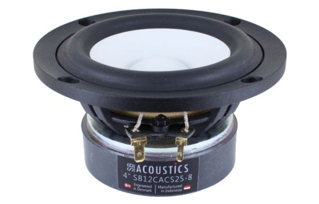 SB Acoustics SB12CACS25-8, 4 tums bas/mellanregister i gruppen Nyheter hos BRL (832SB12CACS258)
