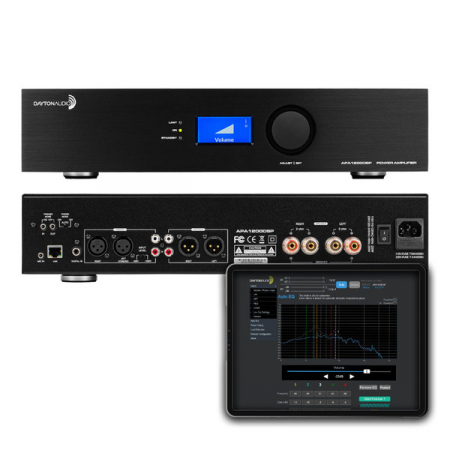 Dayton Audio APA1200DSP med inbyggd DSP i gruppen Hemmaljud / Förstärkare / Multiroom & Högtalarväxel hos BRL Electronics (860APA1200DSP)