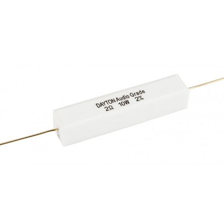 Dayton Audio Precisions / Effektmotstånd 2 Ohm 10W i gruppen Billjud / Tillbehör / Monteringstillbehör hos BRL Electronics (860DNR2)
