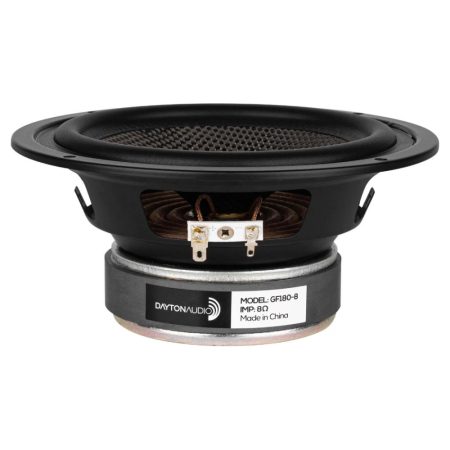 Dayton Audio GF180-8, 6.5 tums midbas/mellanregister 8 Ohm i gruppen Nyheter hos BRL (860GF1808)