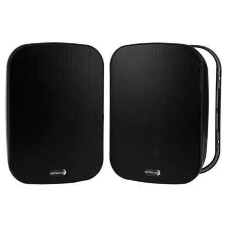 Dayton Audio IO65XTB, 6.5 tums utomhushögtalare med 70/100V-stöd, svart par i gruppen Nyheter hos BRL (860IO65XTB)