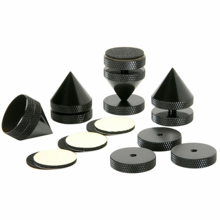 Dayton Audio ISO4-BK spikes, 4-pack i gruppen Hemmaljud / Tillbehör / Högtalartillbehör hos BRL Electronics (860ISO4BK)