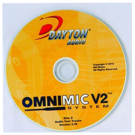 Dayton Audio OMCD Version 3 Test Track CD i gruppen Hemmaljud / Tillbehör / Mät- & kalibreringsutrustning hos BRL Electronics (860OMCD)