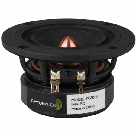 Dayton Audio PS95-8 3,5 tommer full frekvens høyttaler i gruppen Lyd til hjemmet / Høyttalere / Høyttalerelement Byggsatser / 3,5' hos BRL Electronics (860PS958)