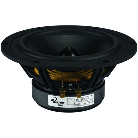 Dayton Audio RS180P-4 7tum i gruppen Hemmaljud / Högtalare / Högtalarelement Byggsatser / 6,5' hos BRL Electronics (860RS180P4)