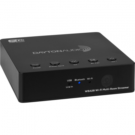 Dayton Audio WBA28 Nätverksstreamer med BT, Ethernet & WiFi i gruppen Hemmaljud / Hifi / Nätverksspelare hos BRL Electronics (860WBA28)