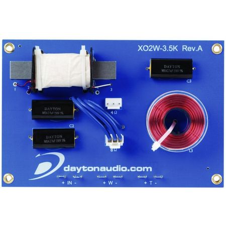 Dayton Audio XO2W-3.5K  i gruppen Hemmaljud / Tillbehör / Delningsfilter hos BRL Electronics (860XO2W35K)